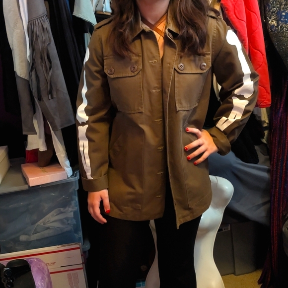 UNISEX Iron Fist Bone In Olive Military Jacket NWT’s - Picture 9 of 11
